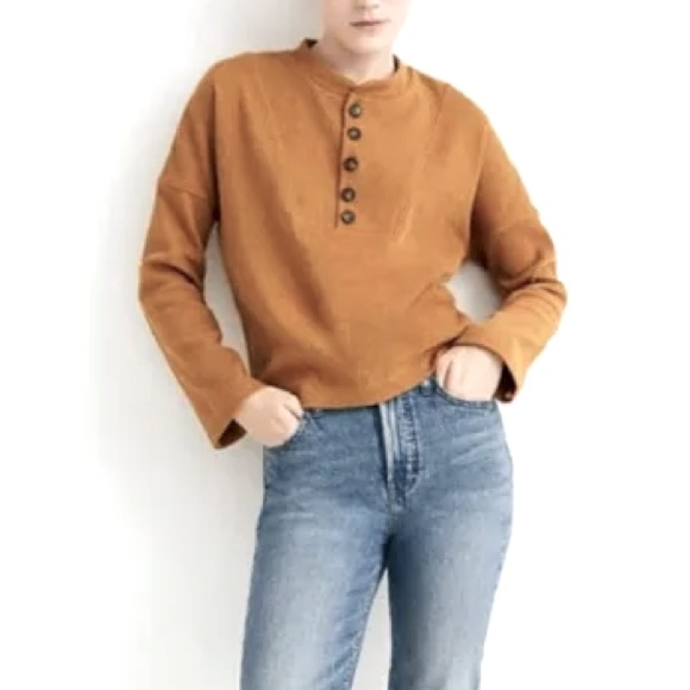 Madewell Texture & Thread Ribbed Henley